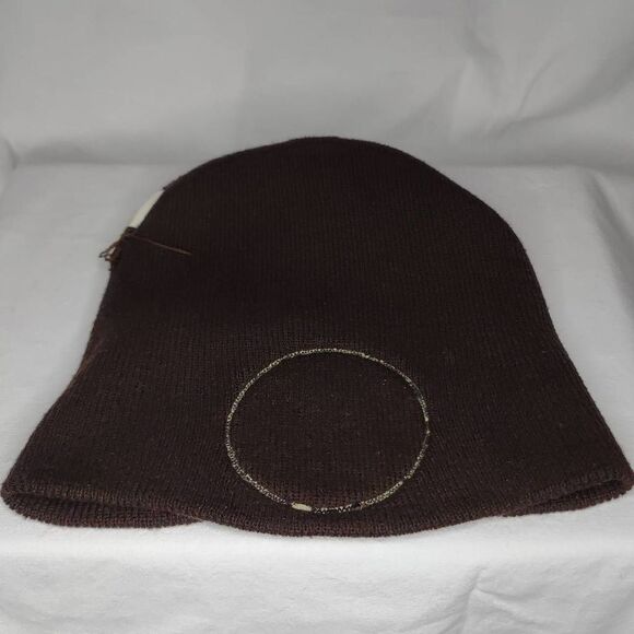 Adult Unisex Dark Matter Coffee Logo Embroidered Beanie Hat Brown - Picture 4 of 7